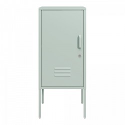 Нощно шкафче Hausjärvi 82x35x35 см стоманено ментово зелено [] - Măsuțe de living