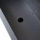 [] Садия Vaargel 82x90x30 cm Steel Black