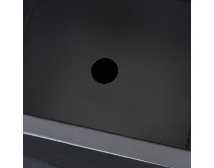 [] Садия Vaargel 76x39x39 cm Steel Black