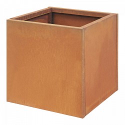 [] Саксия Vaargel 50x50x50 см стоманена ръжда - Unelte și accesorii de grădină