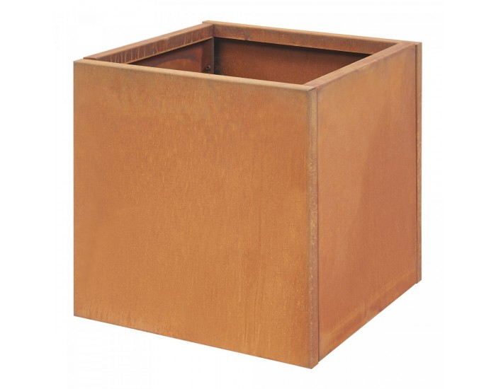 [] Саксия Vaargel 50x50x50 см стоманена ръжда