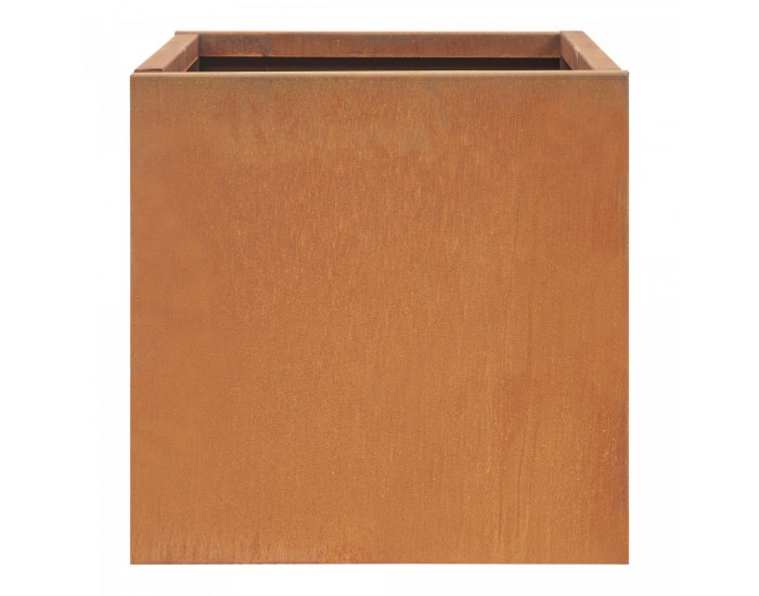 [] Саксия Vaargel 50x50x50 см стоманена ръжда