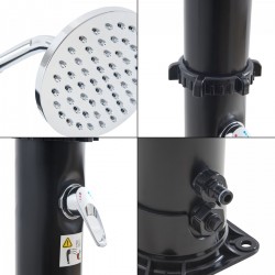 Соларен душ Frerievn с душ за крака 215 см 18L [] - Piscine și spa