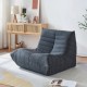 Стол за под Kodsø 75x90x100 см микрофибър черен []