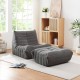 Подов стол с табуретка Kodsø 75x90x100 cm Cord Grey []