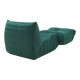 Подов стол с табуретка Kodsø 75x90x100 cm Cord Green []