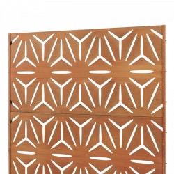 Преградна стена Kilsturd Corten стомана 180x120 см ръжда [] - Casa.pro