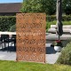 Преградна стена Kilsturd Corten стомана 180x120 см ръжда []