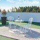 Lupsam Бистро комплект от 3 части, лят алуминий, бял []