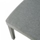 Комплект трапезни столове Hamburg от 6 бр., текстил, светло сиво []