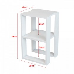 Помощна маса Thyholm 55x30x30 см бяла [] - Măsuțe de living