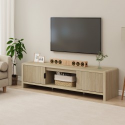 Шкаф за ТВ Lukkodso 150x40x40 см визия дъб [] - Comode TV