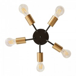 Плафон Barrow Black/Gold [] - Lustre de tavan
