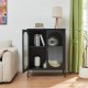 Бюфет Karlskrona 102x80x40 см черен, мат []