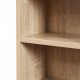 Рафт за CD Tynset 90x20x20 см с 6 отделения вид дъб сонома []