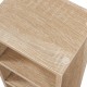 Рафт за CD Tynset 90x20x20 см с 6 отделения вид дъб сонома []