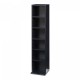 CD рафт Tynset 90x20x20 см с 6 отделения Черен []
