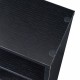 CD рафт Tynset 90x20x20 см с 6 отделения Черен []