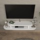 ТВ ниска табла за окачване Targema 120x30x16 см Бяла []