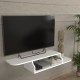 Висяща дъска за телевизор Kershaby 120x30x19 см Бяла []