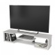Висяща дъска за телевизор Yrela 120x30x26 см Бяла []