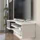 Висяща дъска за телевизор Yrela 120x30x26 см Бяла []
