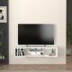 Висяща дъска за телевизор Yrela 120x30x26 см Бяла []