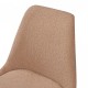 Трапезен стол Fläten комплект от 2 Bouclé Taupe []