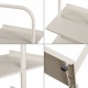 Поставка за обувки Poytya стомана 119x34x32 см Champagne []
