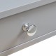 Стенен рафт Geeste 60x15x10 см с 2 чекмеджета светлосив []