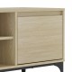 Шкаф за телевизор Kistiandi 140x40x50 см вид дъб, светъл []