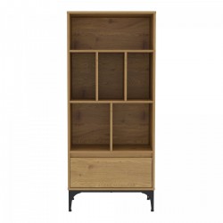 Етажерка Kistiandi 137x60x35 см вид дъб, тъмен [] - Living