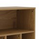Етажерка Kistiandi 137x60x35 см вид дъб, тъмен []