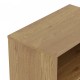 Етажерка Kistiandi 137x60x35 см вид дъб, тъмен []