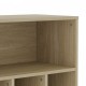 Етажерка Kistiandi 137x60x35 см вид дъб, светла []