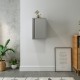 Стенен шкаф Burlöv 50x33x35 см стоманено сив []