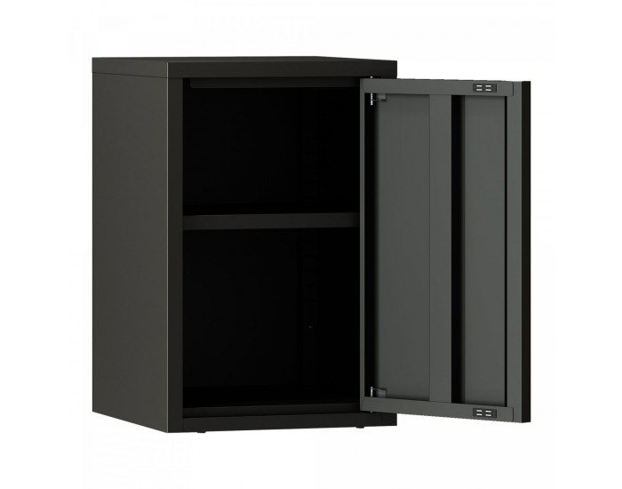 Стенен шкаф Burlöv 50x33x35 см стомана черен []