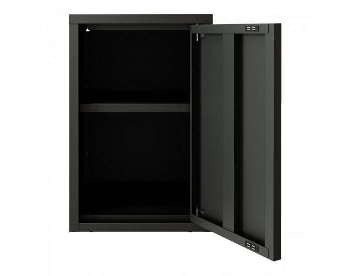 Стенен шкаф Burlöv 50x33x35 см стомана черен []