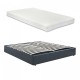 Тапицирано легло Нола с матрак 180х200см еко кожа черна []