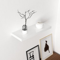 Стенен рафт Bredebro 3,6 x 60 x 23 cm до прибл. 10 кг бяло [] - Living