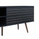 ТВ шкаф Vare 160x40x66 см Черен []