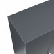 Шкаф за обувки Notribontaa 108x55x35 см антрацит []