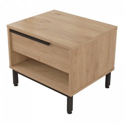 Нощно шкафче Vesanto 43x54x45 см вид дъб [] - Noptiere