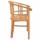 Sonata H Градински столове 2 pcs Кафяво 63 x 58 x 89 см