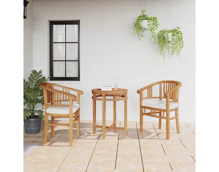 Sonata H Градински столове 2 pcs Кафяво 63 x 58 x 89 см