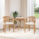 Sonata H Градински столове 2 pcs Кафяво 63 x 58 x 89 см