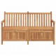 Sonata H Градинска Пейка за Съхранение Кафяво 150 x 60 x 90 см