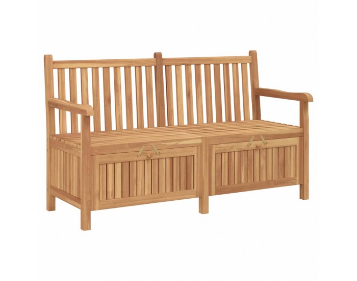 Sonata H Градинска Пейка за Съхранение Кафяво 150 x 60 x 90 см