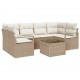 Sonata H Градински Софа Комплект 7 pcs Бежов и кремав 55 x 55 x 37 см