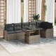 Sonata H Градински Софа Комплект 7 pcs Сив 100 x 55 x 73 см Полиратан